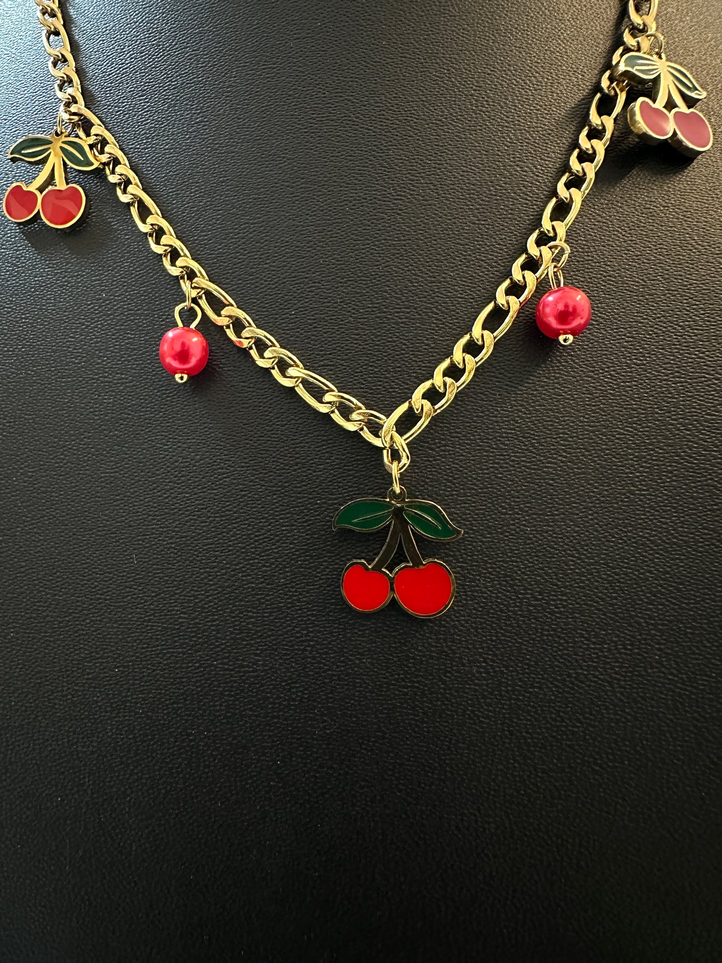 Ivy Cheery Charm Necklace