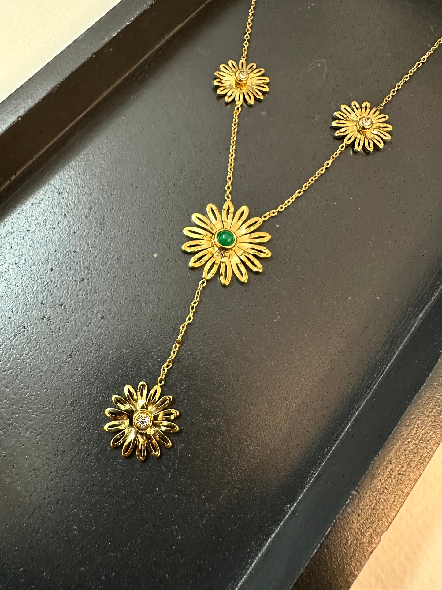 Emerald Whisper Necklace