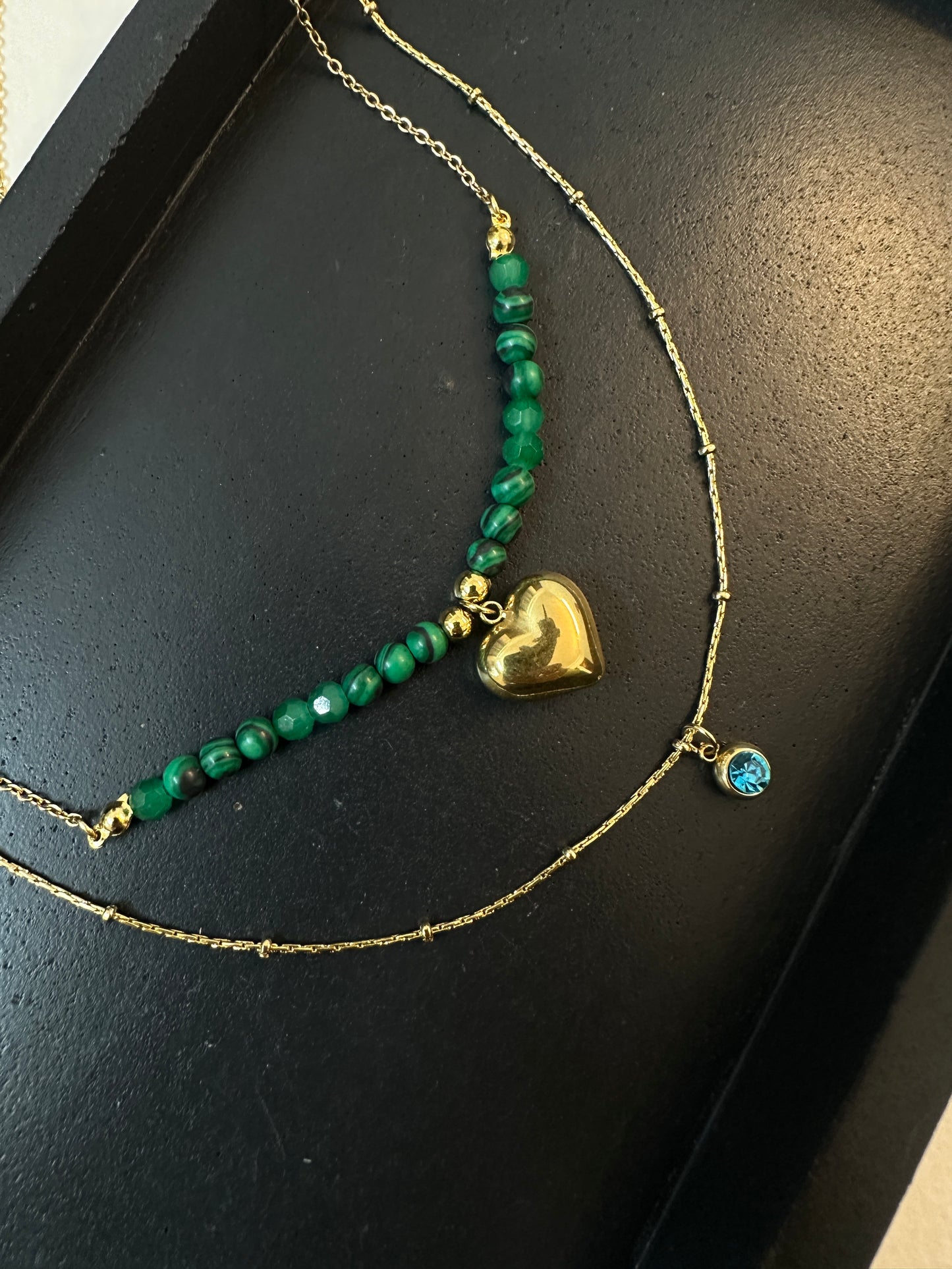 Opal Dawn Layered Necklace