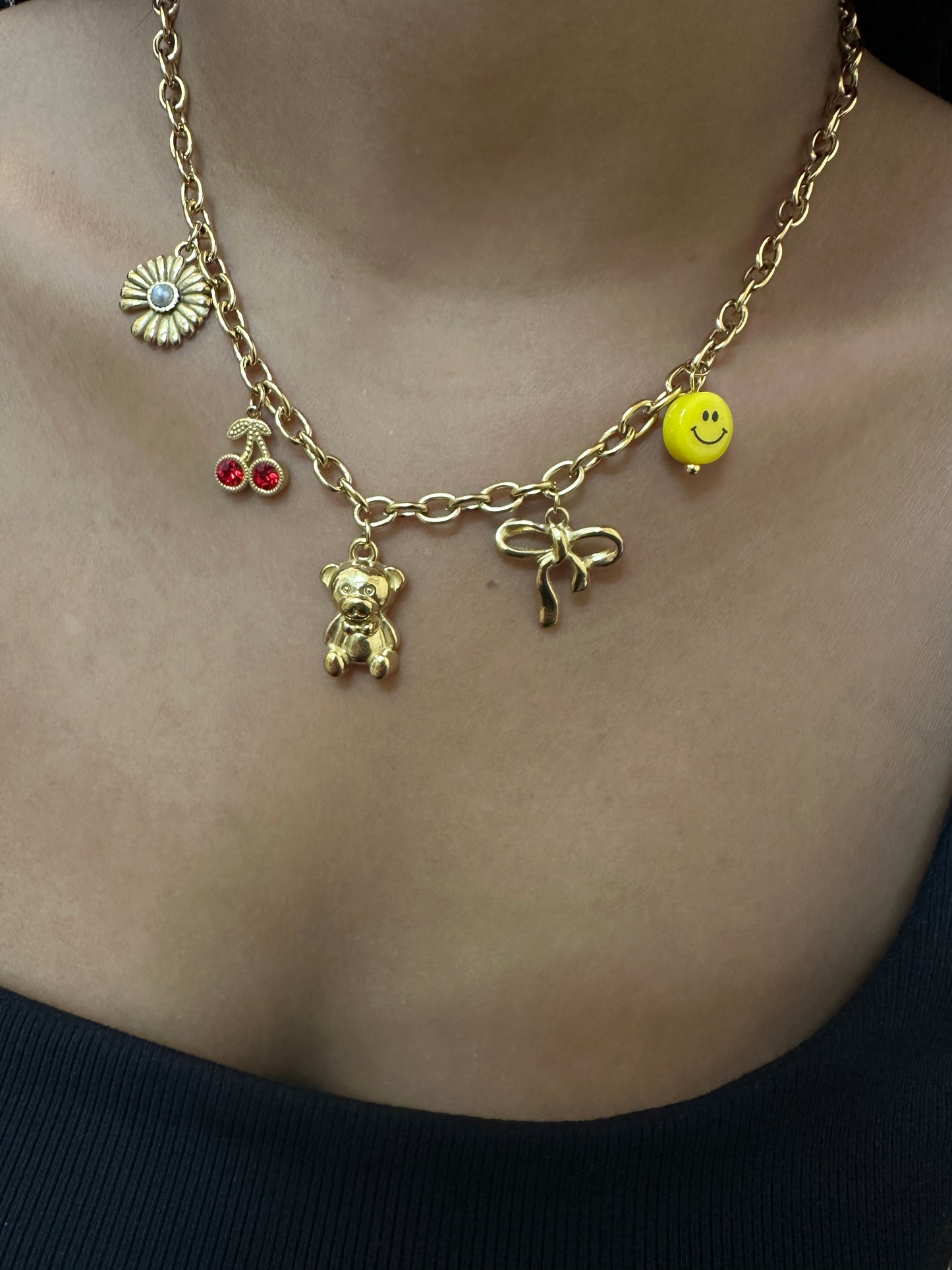 Candy Paint Charm Necklace