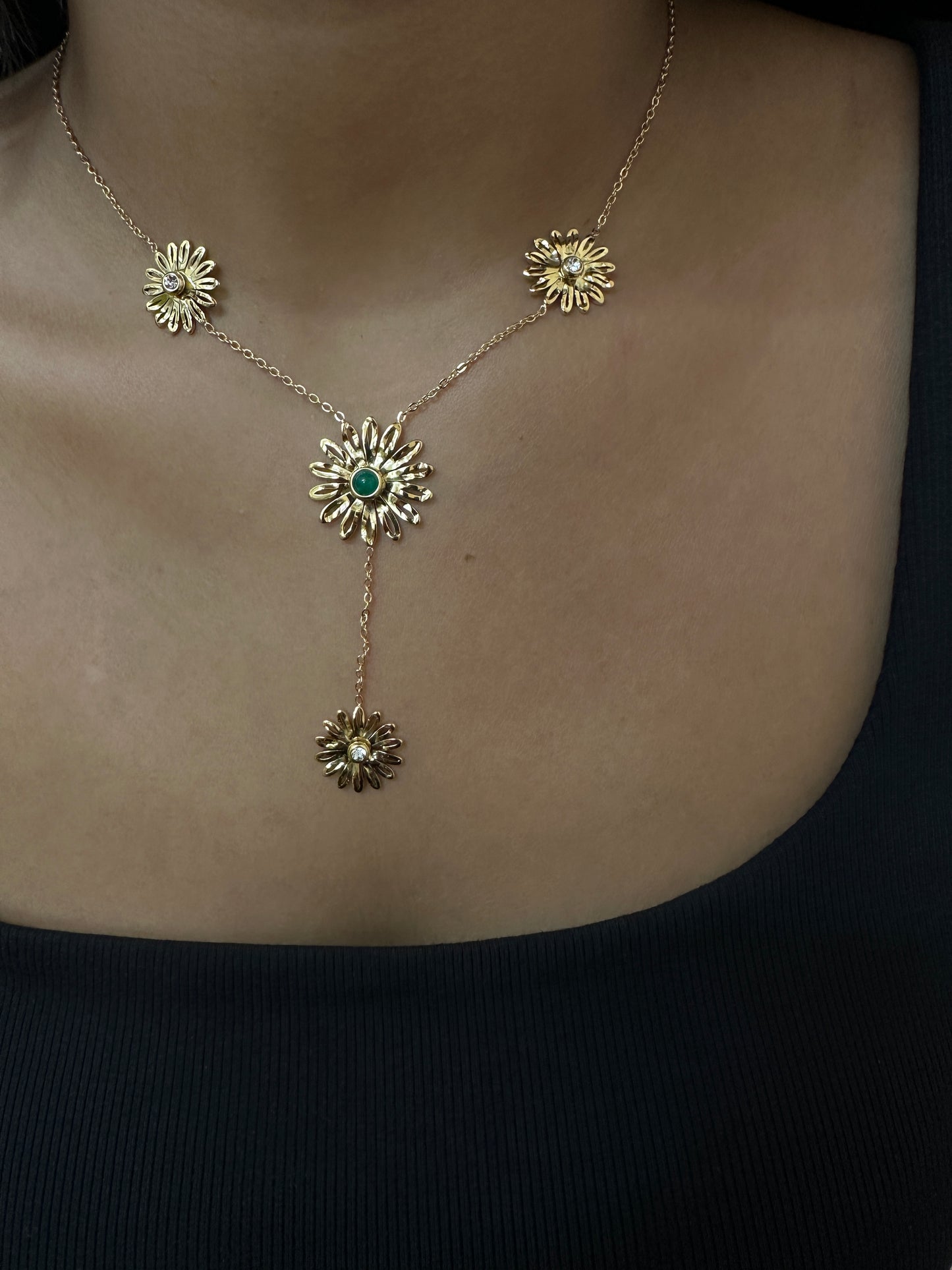 Emerald Whisper Necklace