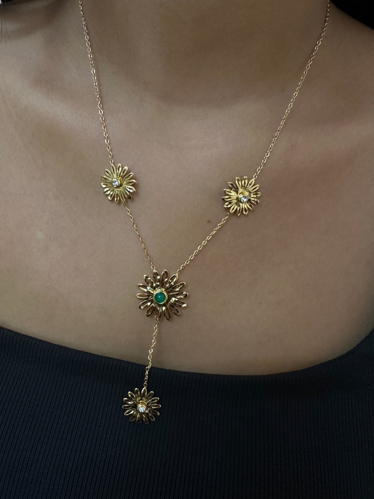 Emerald Whisper Necklace