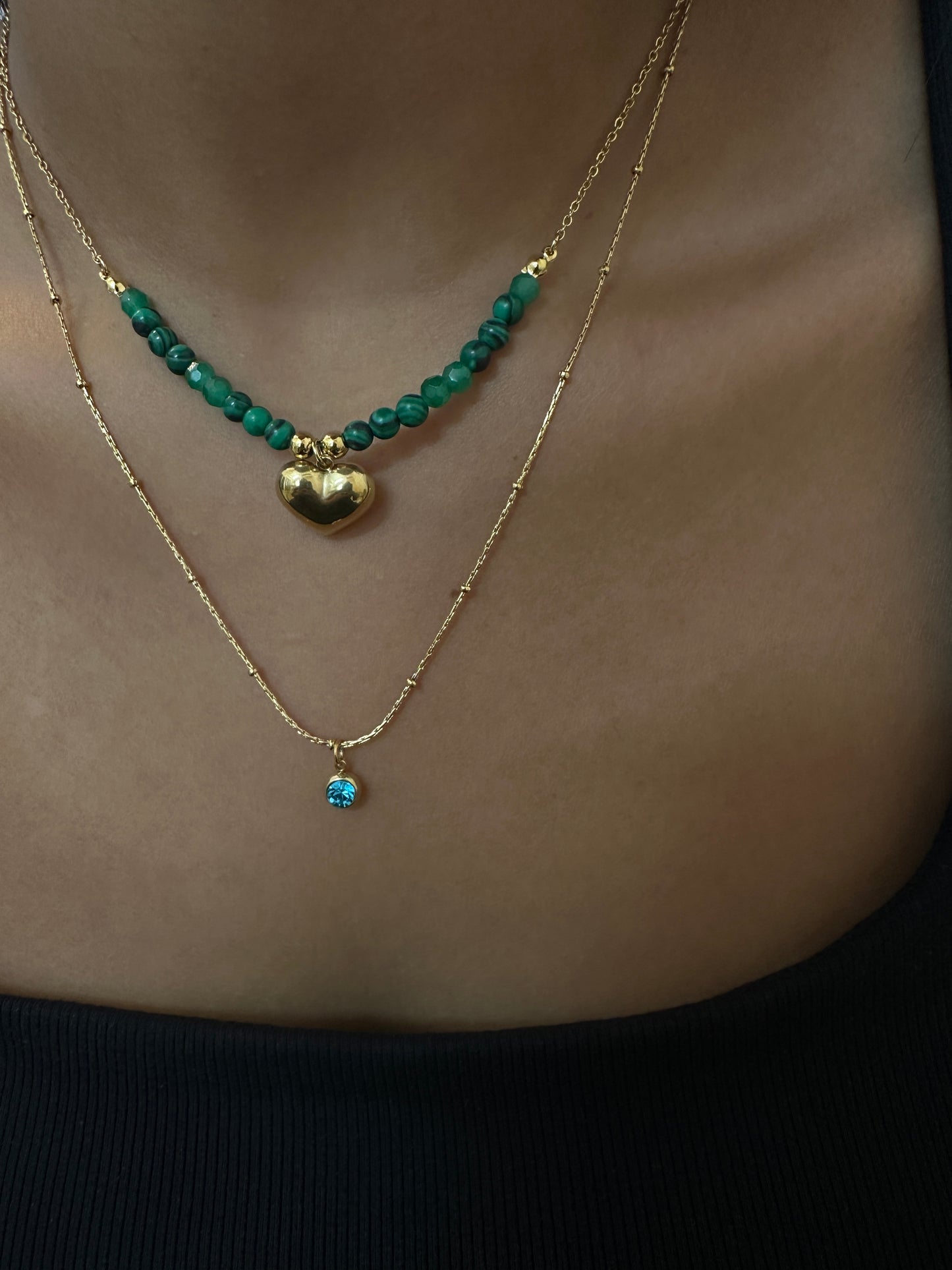 Opal Dawn Layered Necklace