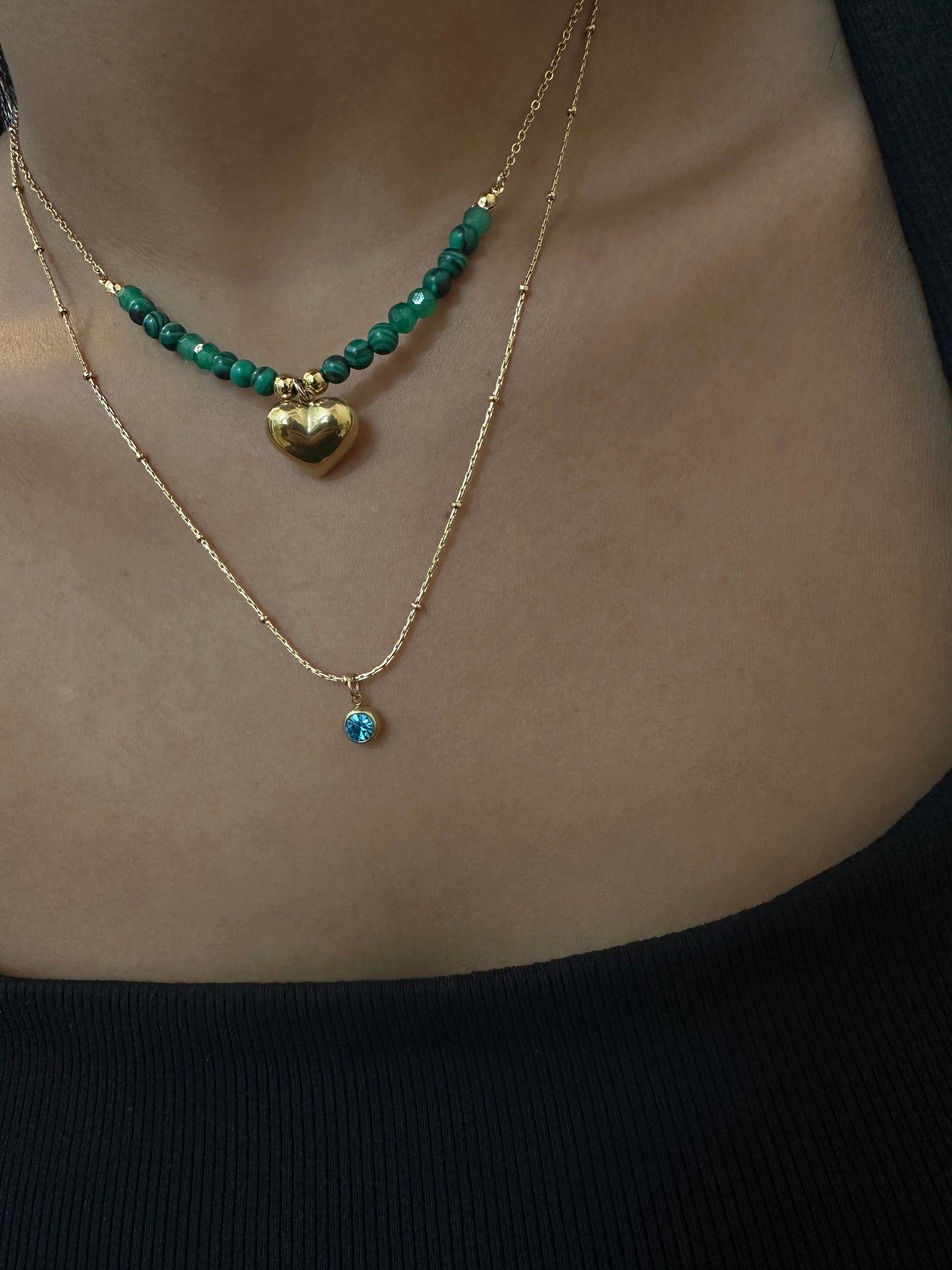 Opal Dawn Layered Necklace