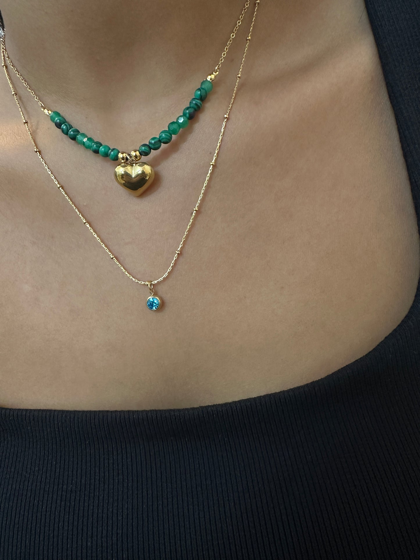 Opal Dawn Layered Necklace