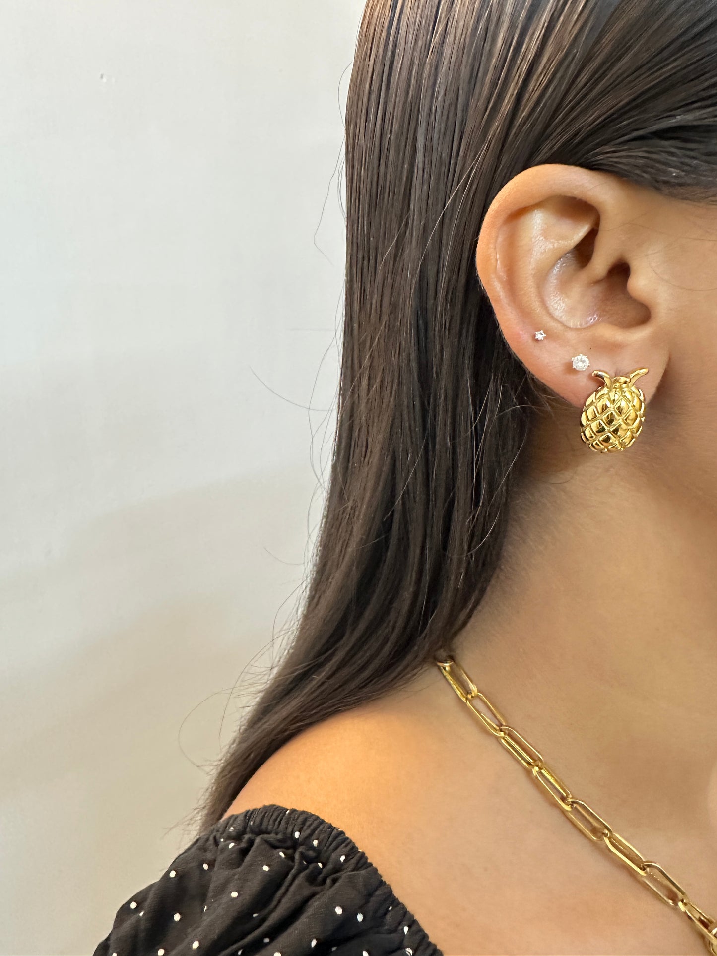 Charm whirls Earring