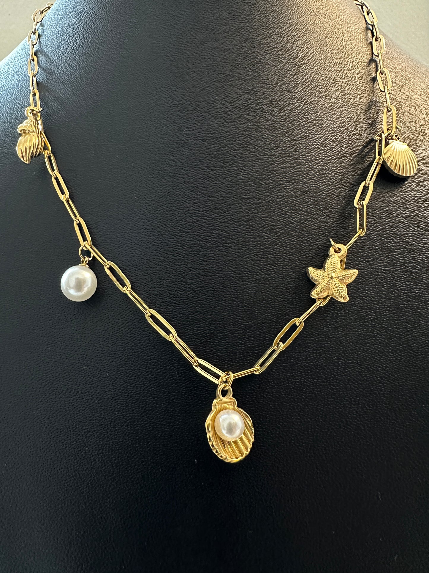 Pearl Charm Necklace
