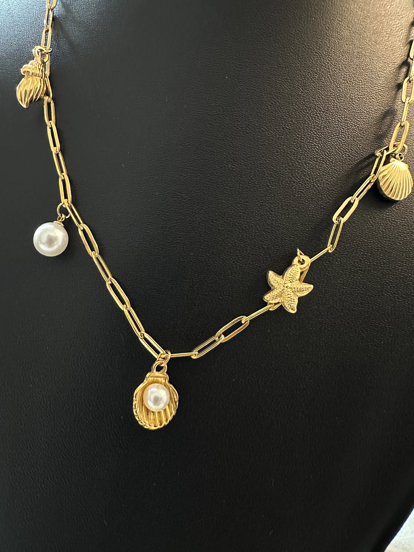 Pearl Charm Necklace