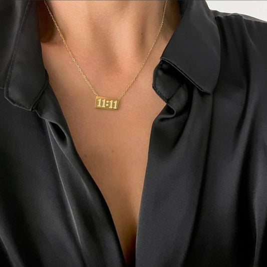 11:11 Bar Necklace