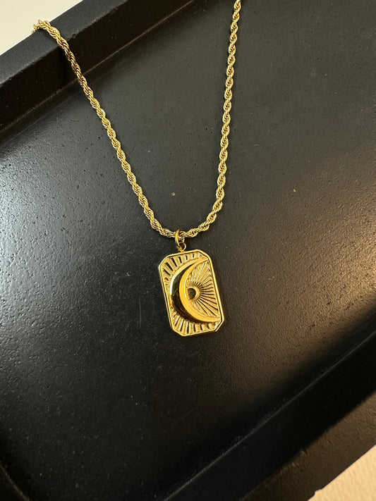 Lunar Gold Necklace