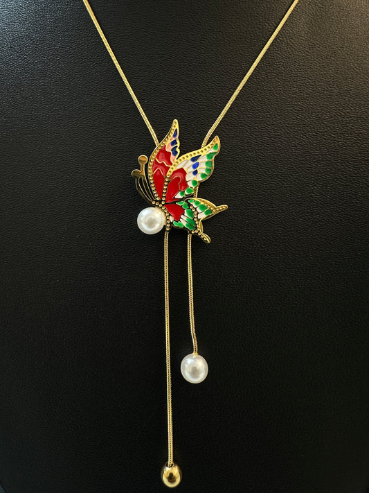 Eterna Butterfly Necklace