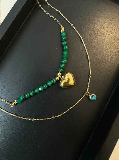 Opal Dawn Layered Necklace