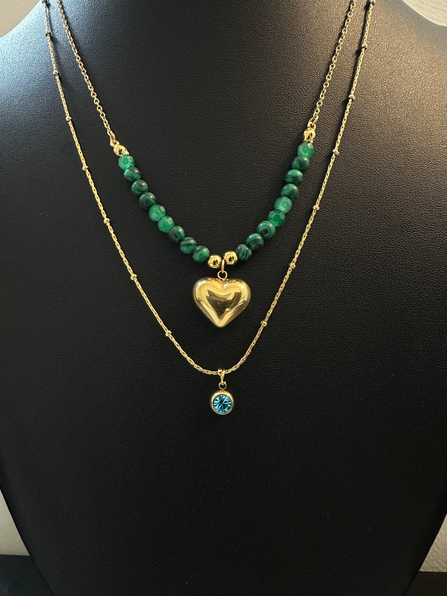 Opal Dawn Layered Necklace