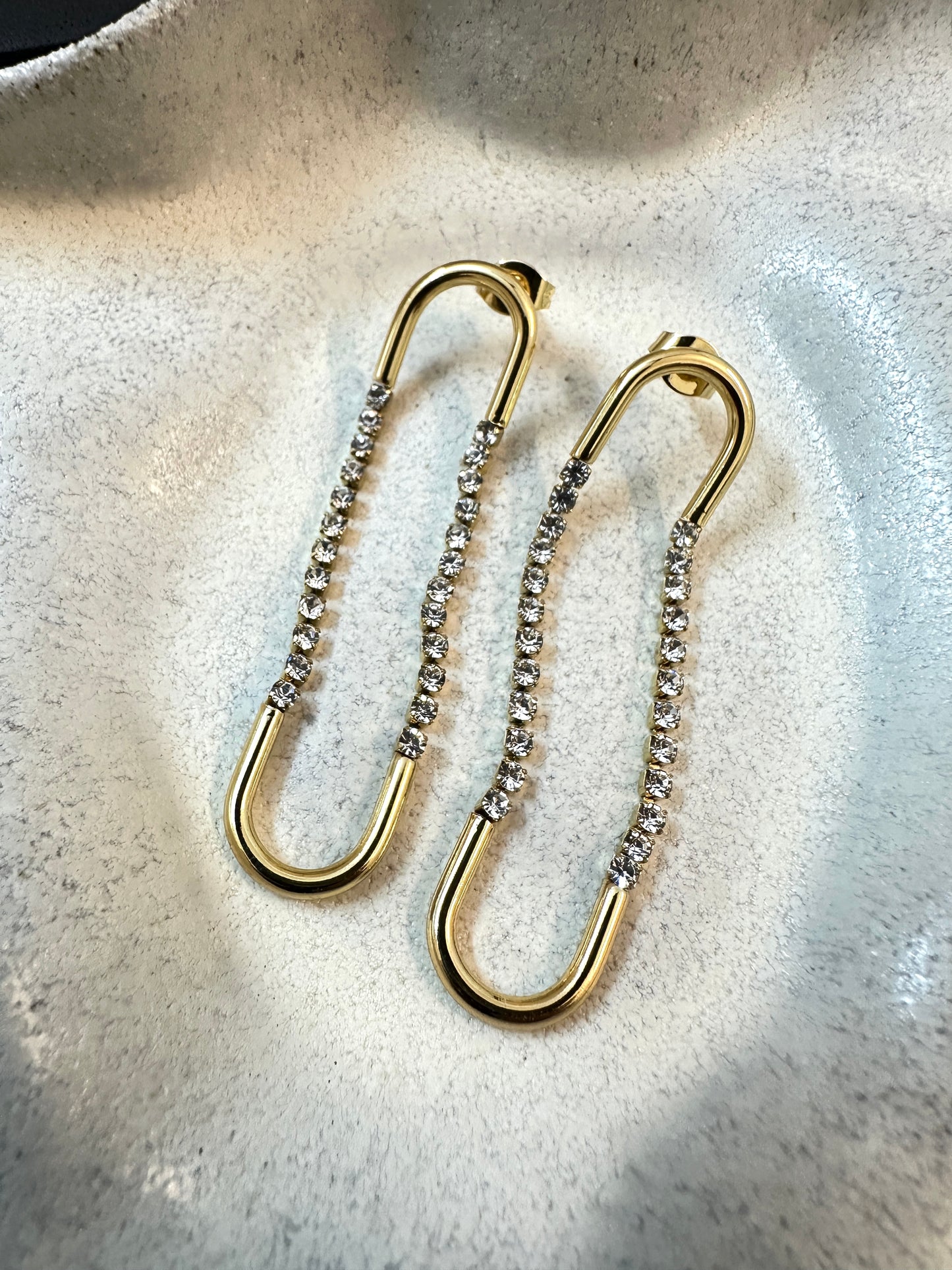 Rosy Twirls Earrings