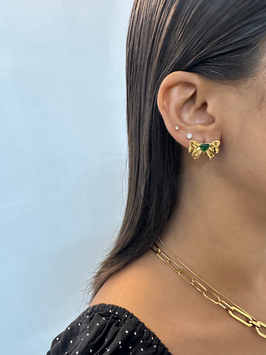 Shyne Emerald Earrings