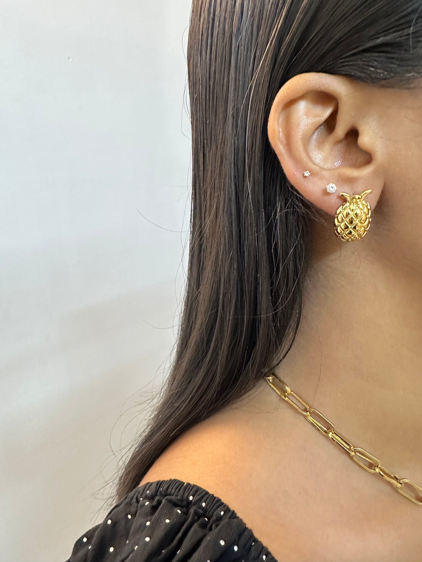 Charm whirls Earring