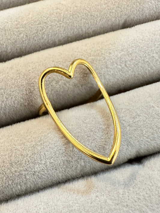 Slay Heart Adjustable Ring