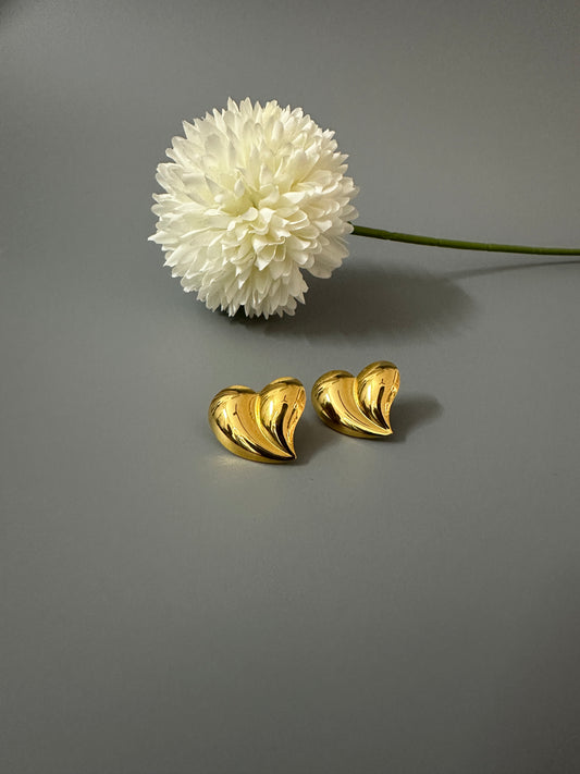 Heart Of Gold Earrings