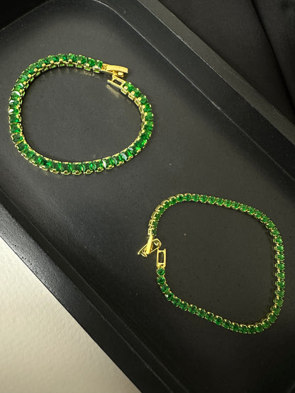 Leaf Of Faith Tennis Bracelet