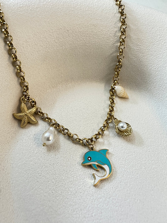 Dolphin Charm Necklace